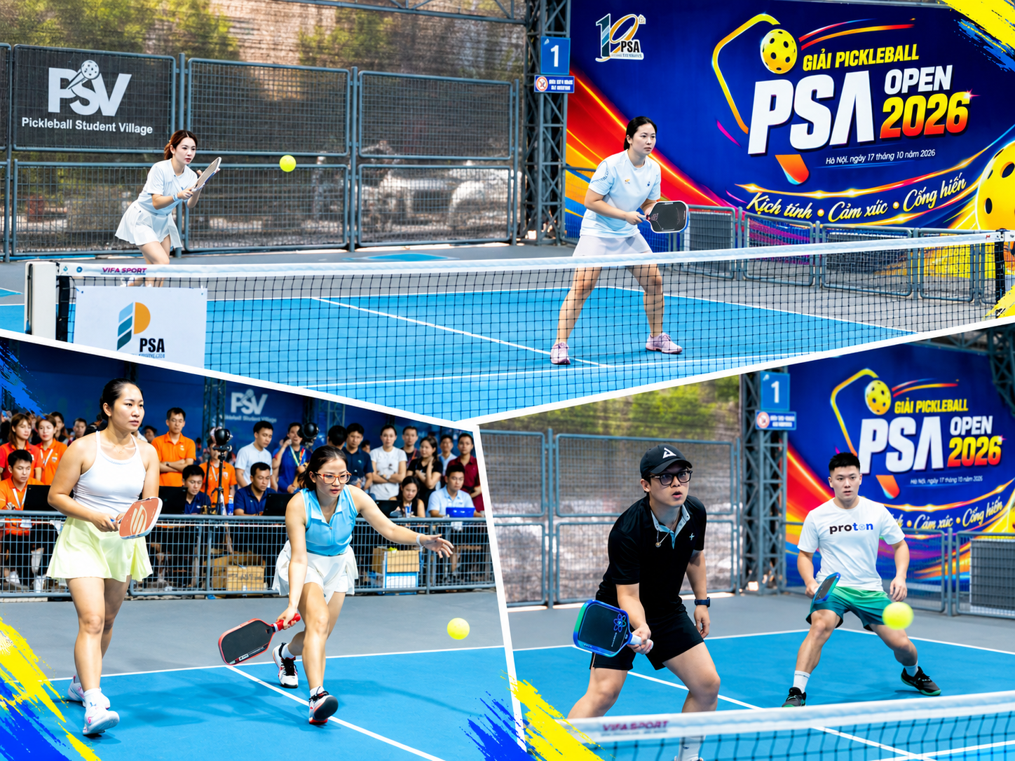 Giải đấu PSA Pickleball Open 2026 thành công tốt đẹp