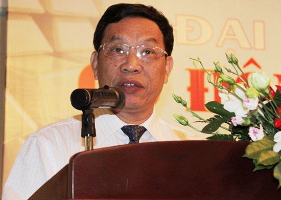 Ông Vũ Xuân Lũng - Chủ tịch HĐQT PETROSETCO phát biểu tại Đại hội